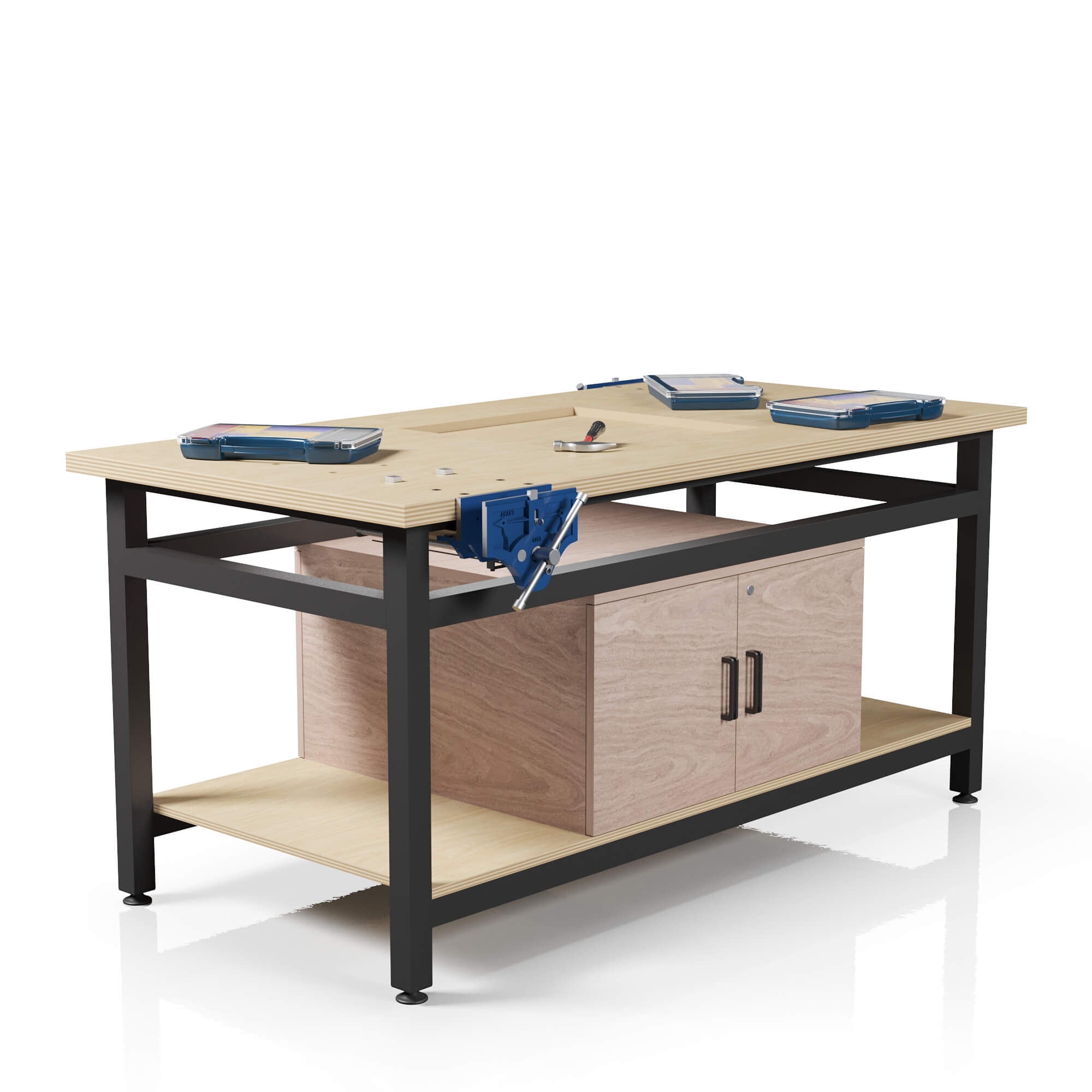 Techno 1800 TechCraft Bench | Heavy Duty Woodworking Workshop
